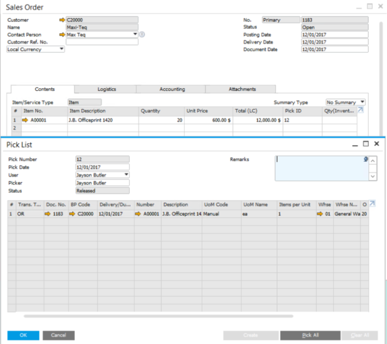 Tips on Pick and Pack in SAP Business One-1 | SAP B1 | MTC Systems